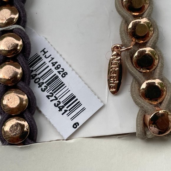 Natasha Women Hair Tie Set of Tone Hair Accessory New - Picture 9 of 9